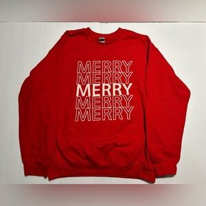 Merry, Merry, Merry‎ Graphic Sweatshirt